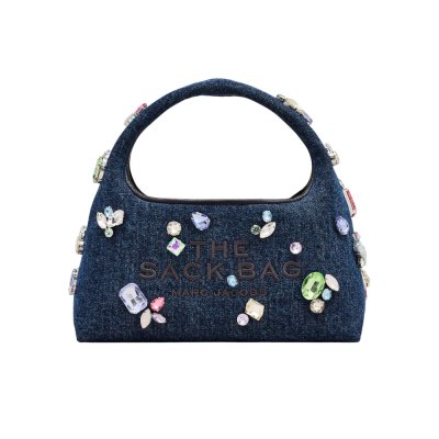 THE GEM DENIM MINI SACK BAG